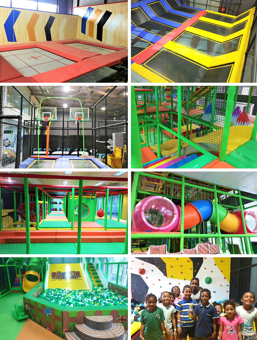 廣州蹦床廠家，巴布亞新幾內(nèi)亞淘氣堡和蹦床項(xiàng)目